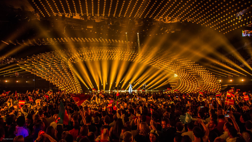 Lighting for the opening act of the ESC 2015