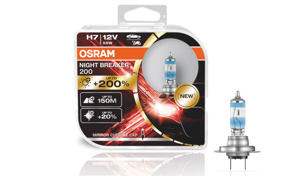 2x OSRAM H7 X-RACER HEADLAMP BULBS UPGRADE HONDA MOTORCYCLES 