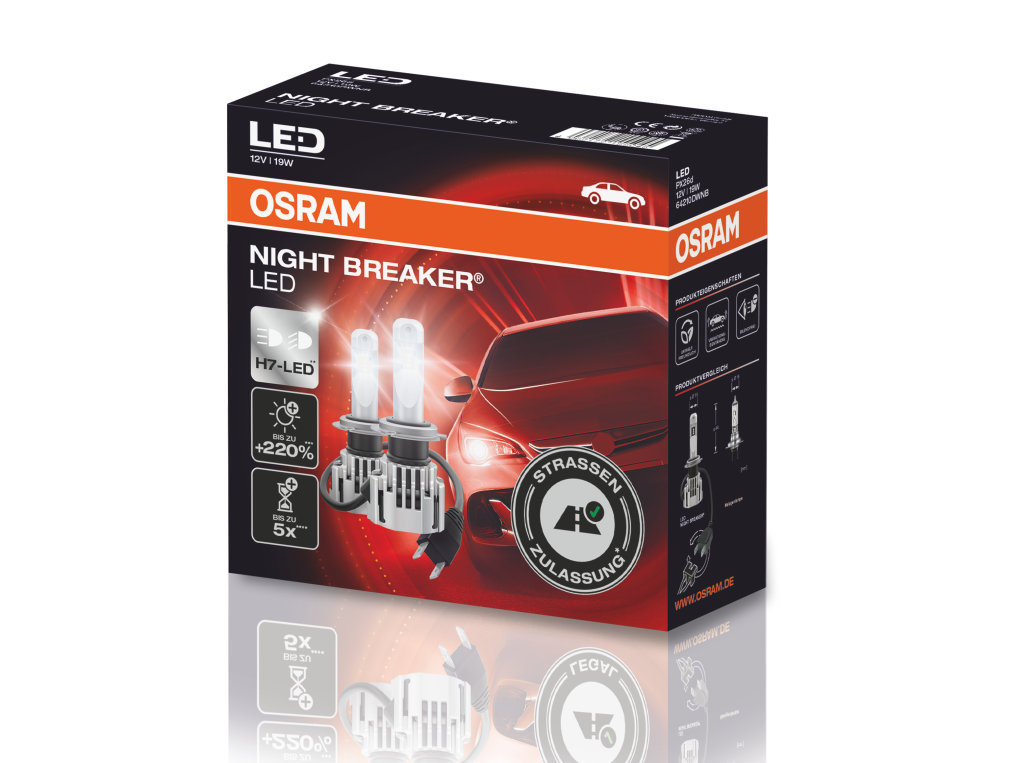 OSRAMs first street legal led replacement lamp