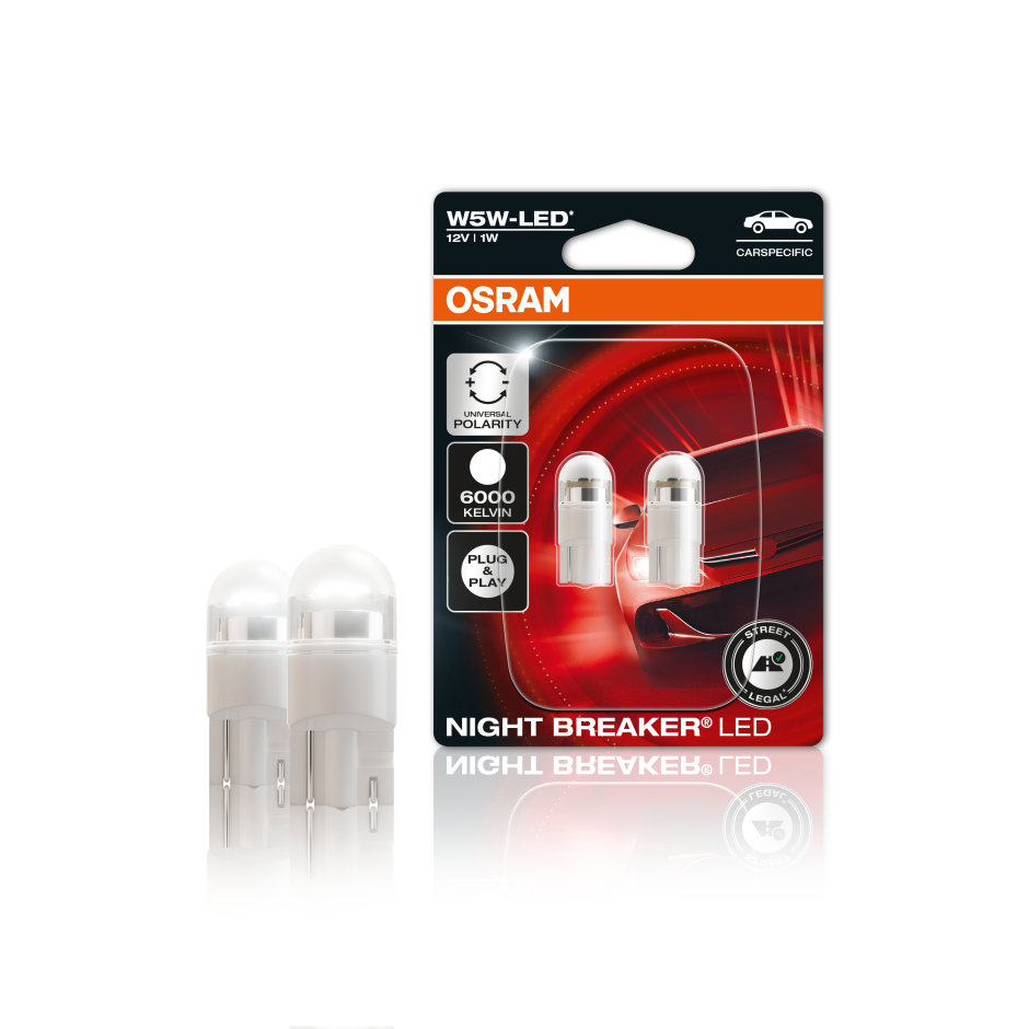 Osram H4 Night Breaker LED Stvzo-Konforme Led-Nachrüstlampe +230% 2Stk