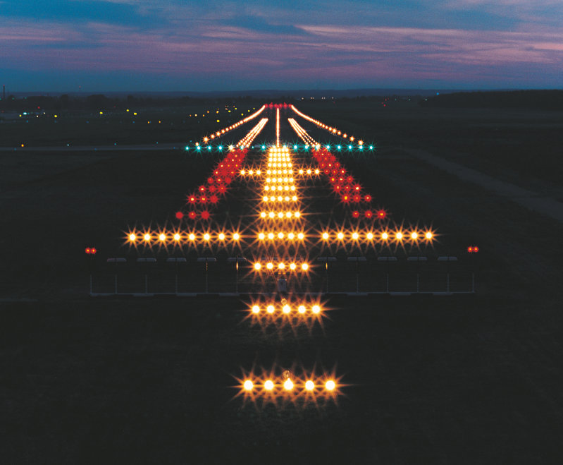 aeropuertos luces aproximación