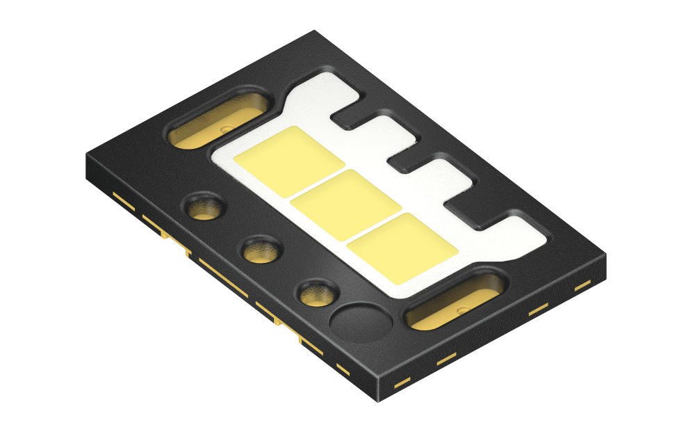 Oslon Black Flat S – the world’s first surface mountable LEDs with three, four or five individually controllable chips for ADB and matrix headlights.