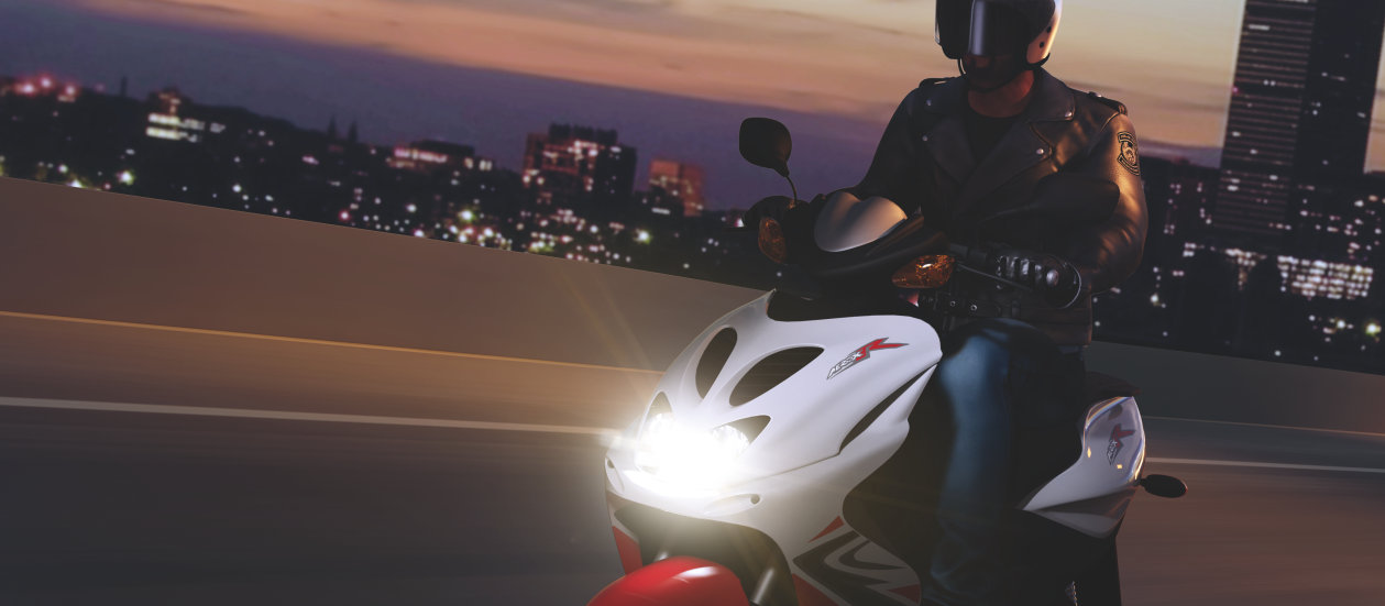 Longlife motorcycle lamps from OSRAM